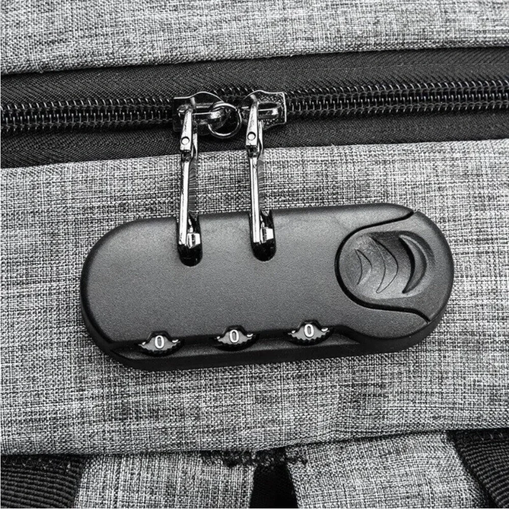 Stylish Black and Gray Men's Backpack